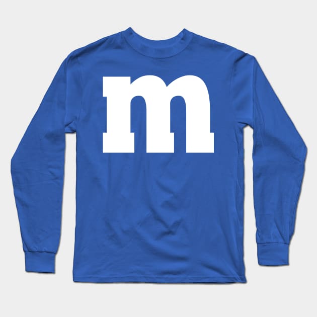 Letter M - Funny, Group, Team, Halloween, T-Shirt, 2023, Costume, best, top, group, teams, cute, for women, men, kids, Long Sleeve T-Shirt by Fanboy04